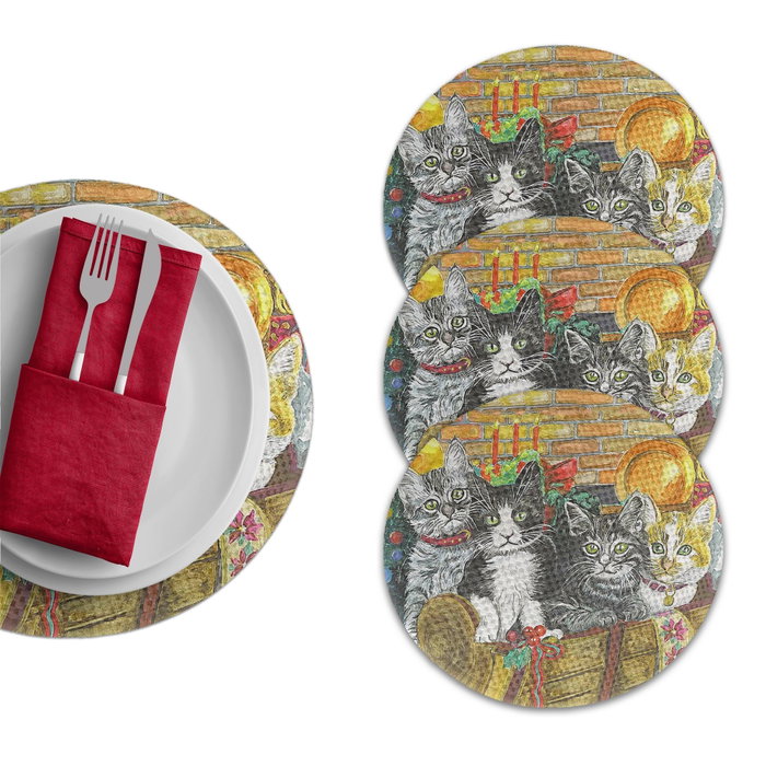 Hermia Salvamanteles Individuales Multicolor Pack de 4